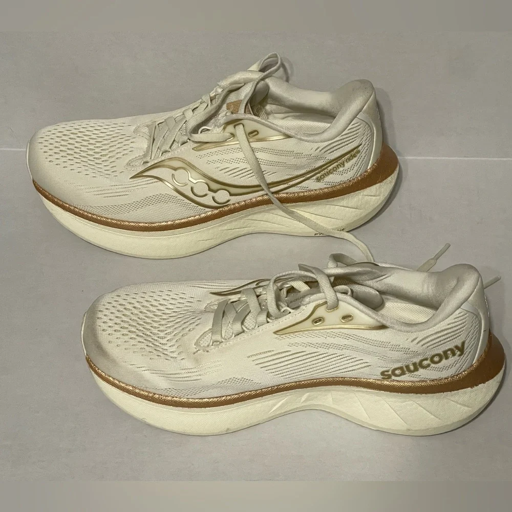 Saucony Ride 18 - Women’s 7.5 - Vanilla - EUC No Box - Picture 3 of 8